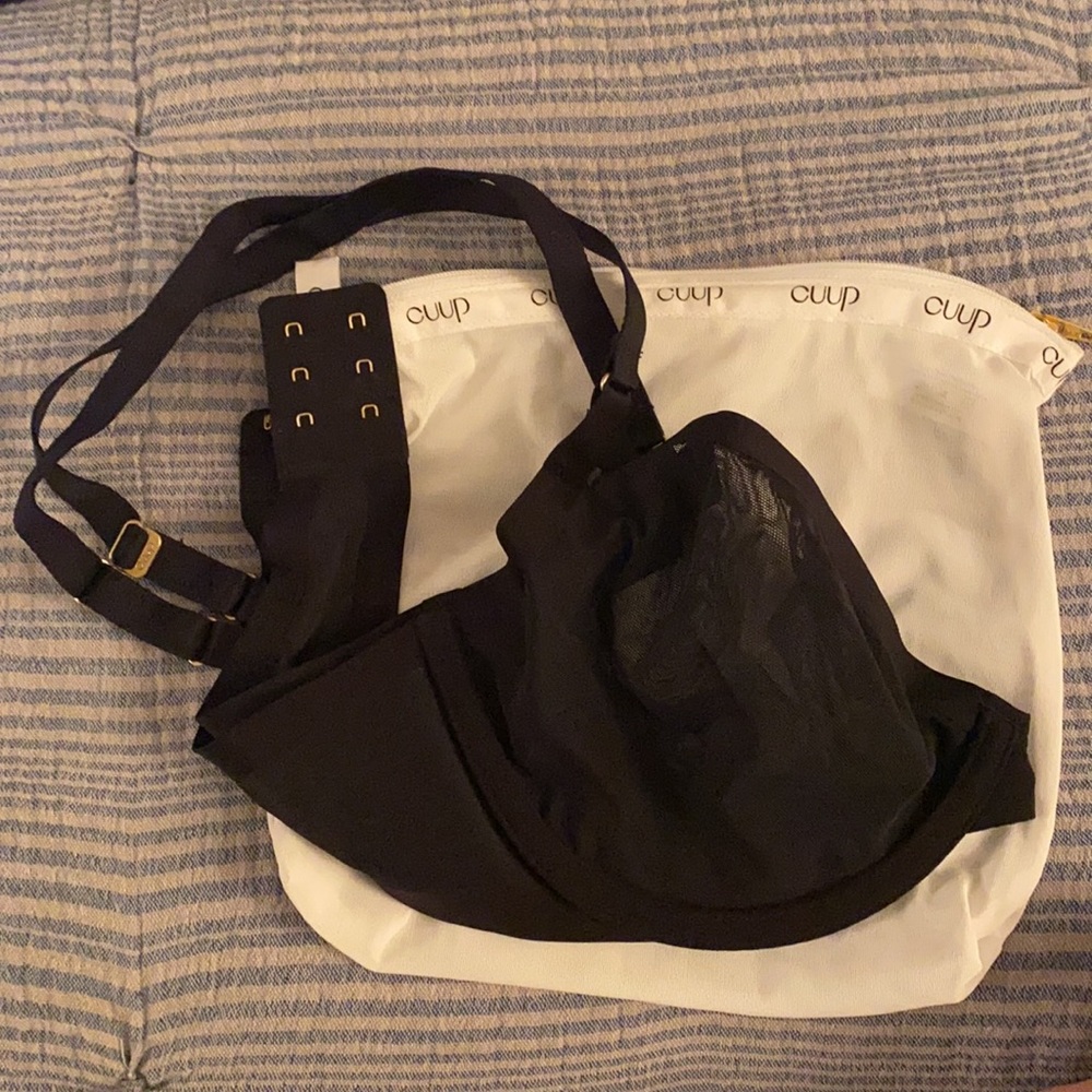 cuup NWOT black bra
